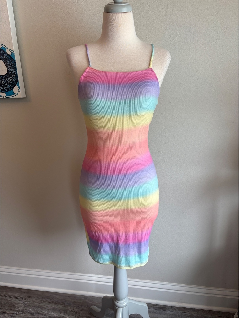 Pastel rainbow dress
